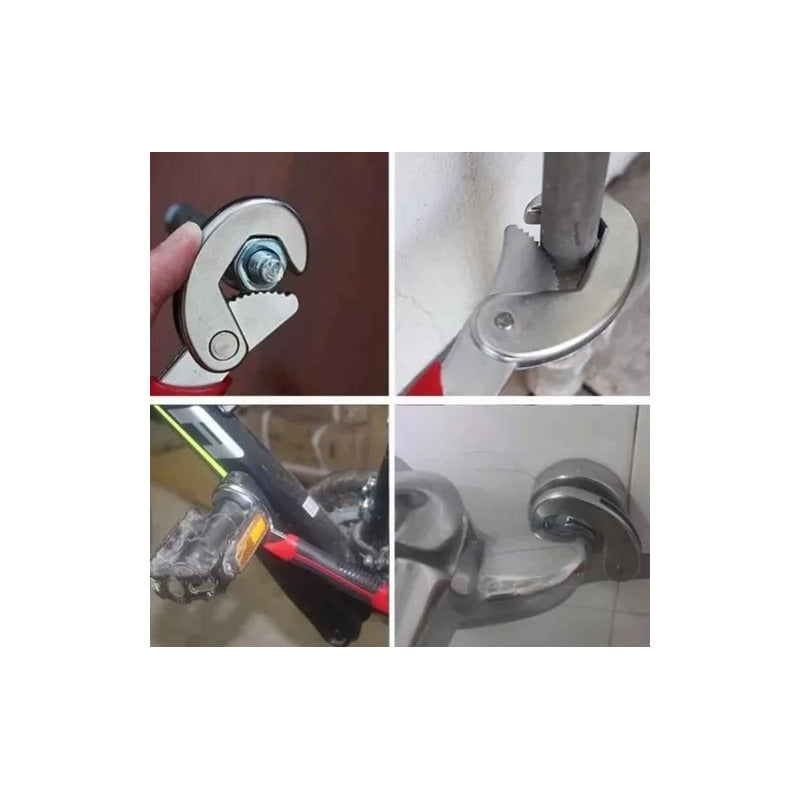 Pack X2 Llaves Tuerca Corona Ajustables Universales 8-32mm Negro