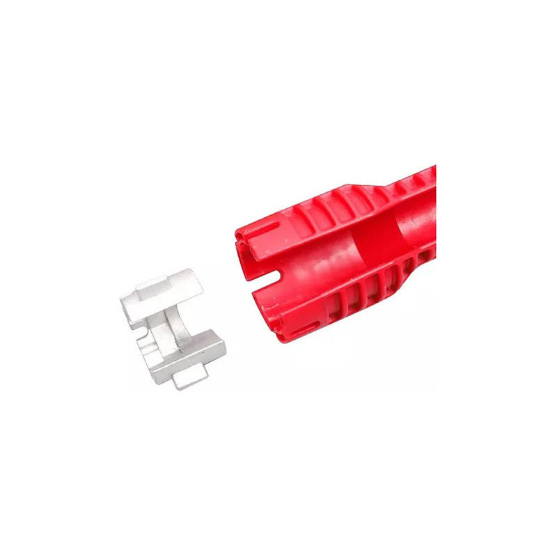 Llave Para Apretar El Tubo Del Grifo Herramienta Fregadero Rojo