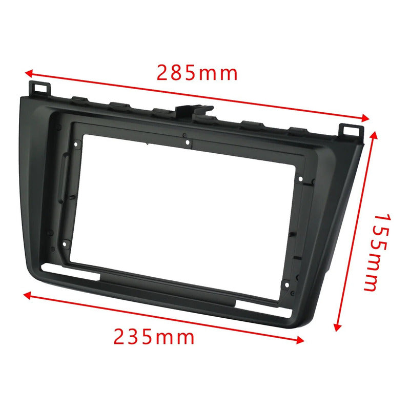 Bisel Adaptador Radio Mazda 6 Android 9 Pulgadas 2009-2013 Negro