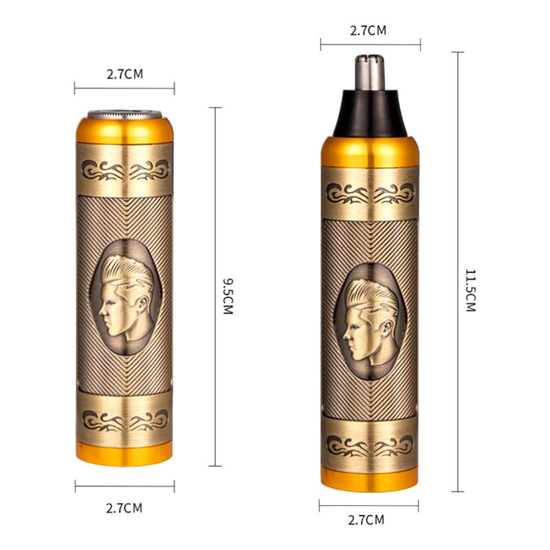 Maquina De Afeitar Corta Pelos De Nariz Y Orejas Cortadora Amarillo