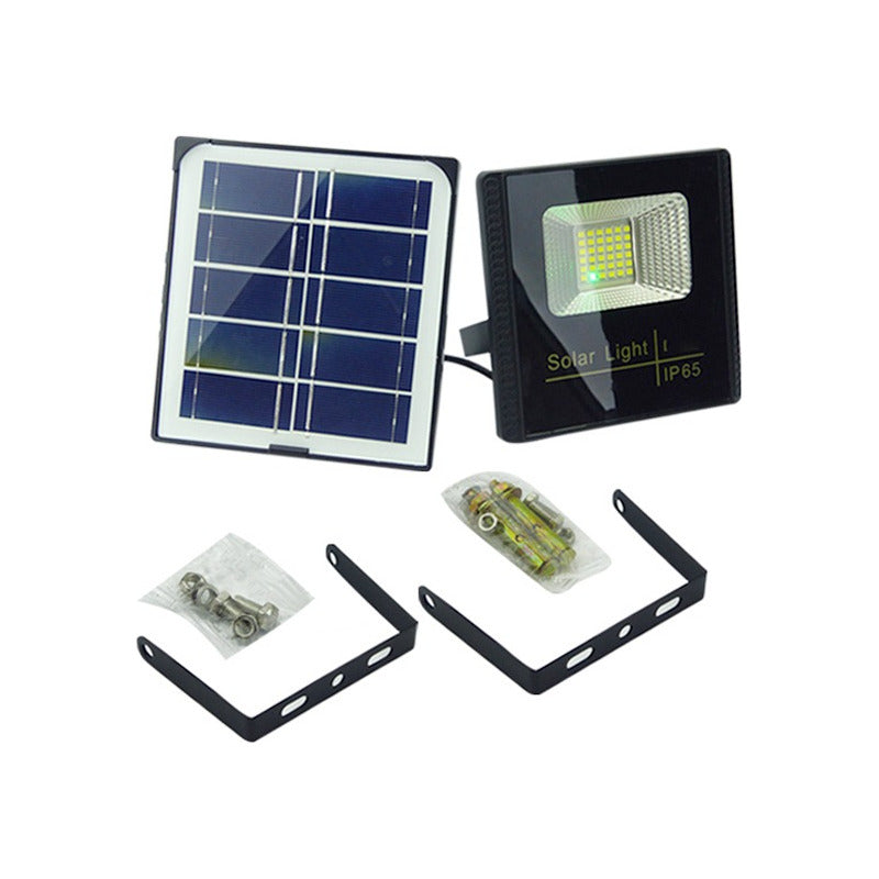 Aplique Solar 30 Led, Alumbra Mas Que Otros Modelos,ip65 Ext Negro Blanco
