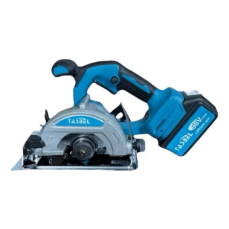 Sierra Circular Inalámbrica + 2 Baterías Color Azul Petróleo Frecuencia 50