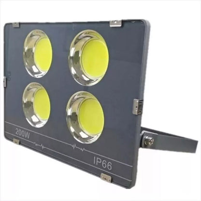 Foco Led De 200w Cultivo Proyector Estadios Exterior Ip67 Gris Blanco Frío
