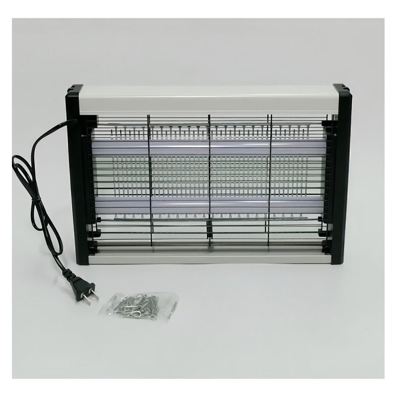 Lampara Luz Uv Mata Mosquito Zancudos Moscas Insectos 15w Negro