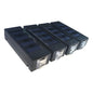 Pack X4 Aplique Solar 2 Leds De Pared Led Foco 2 Watts  Negro