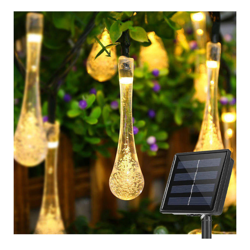 Pack X 2 Luces Solares Navidad Guirnalda  Varios Modelos