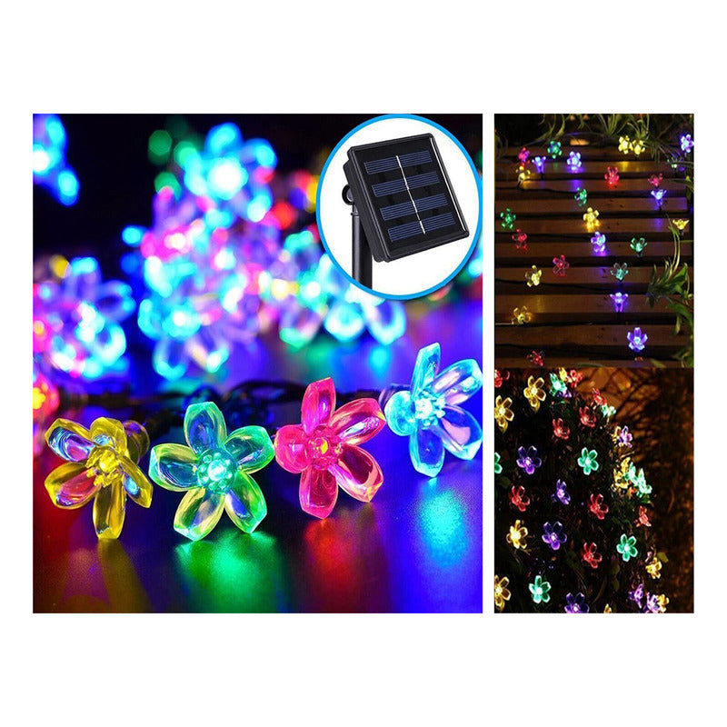 Pack X 2 Luces Solares Navidad Guirnalda  Varios Modelos