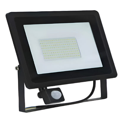 Foco Proyector 100w Con Sensor De Movimiento 220v Negro