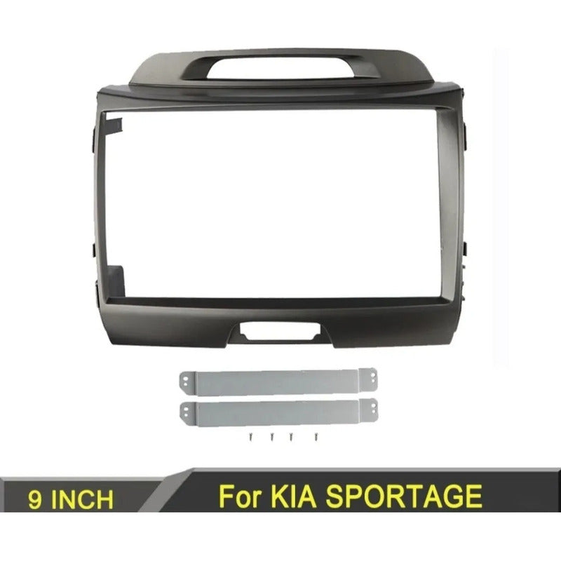 Bisel Adaptador Radio Kia Sportage 9 Pulgadas 2010-2015 Plomo