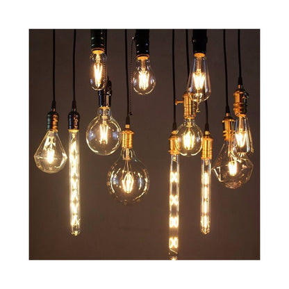 Ampolletas Vintage Ampolleta Led E27 Filamento Globo 4w G80 Luz Cálida