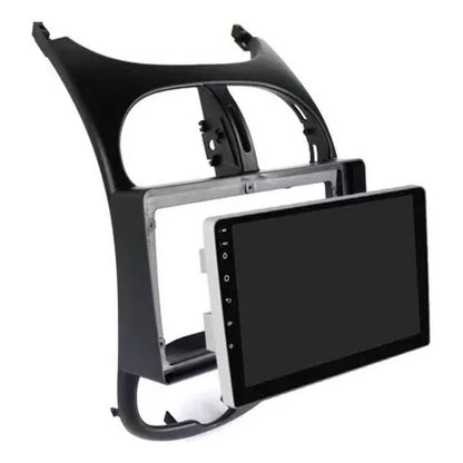 Adaptador Bisel Radio Android 9p Peugeot 206 Todos Los Años Negro