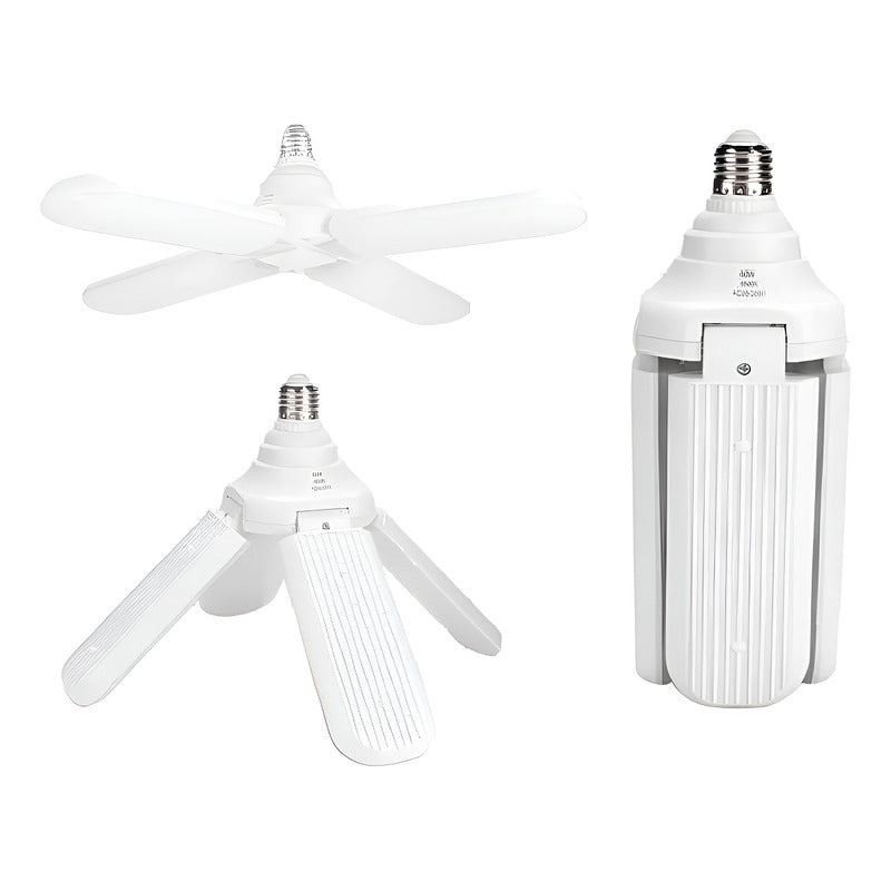 Ampolletas Led 4 Aspas Ángulo Ajustable 60w Ahorradora X4 Blanco Neutro
