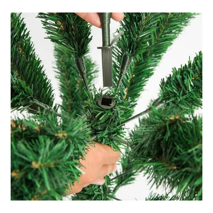 Árbol Navidad Con Base + 6 Luces Led Multicolor, Fria,calida