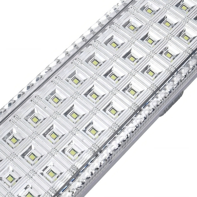 Pack X2 Lámparas Luz Led De Emergencia Recargable 24 Hrs Color Blanco