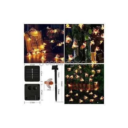 Pack X 2 Luces Solares Navidad Guirnalda  Varios Modelos