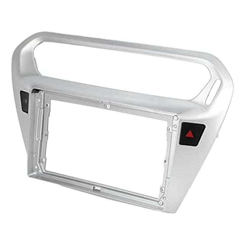 Bisel Radio Adaptador 9 PuLG Citroen C-elysse Y Peugeot 301 Gris