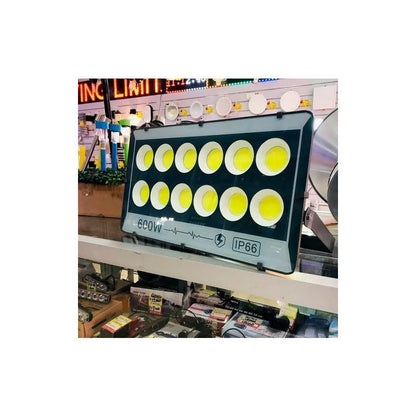 Foco Led De Lupa Reflector 600w Exterior Estadio Impermeable Gris Oscuro Fría