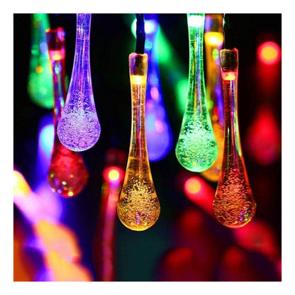 Pack X 2 Luces Solares Navidad Guirnalda  Varios Modelos