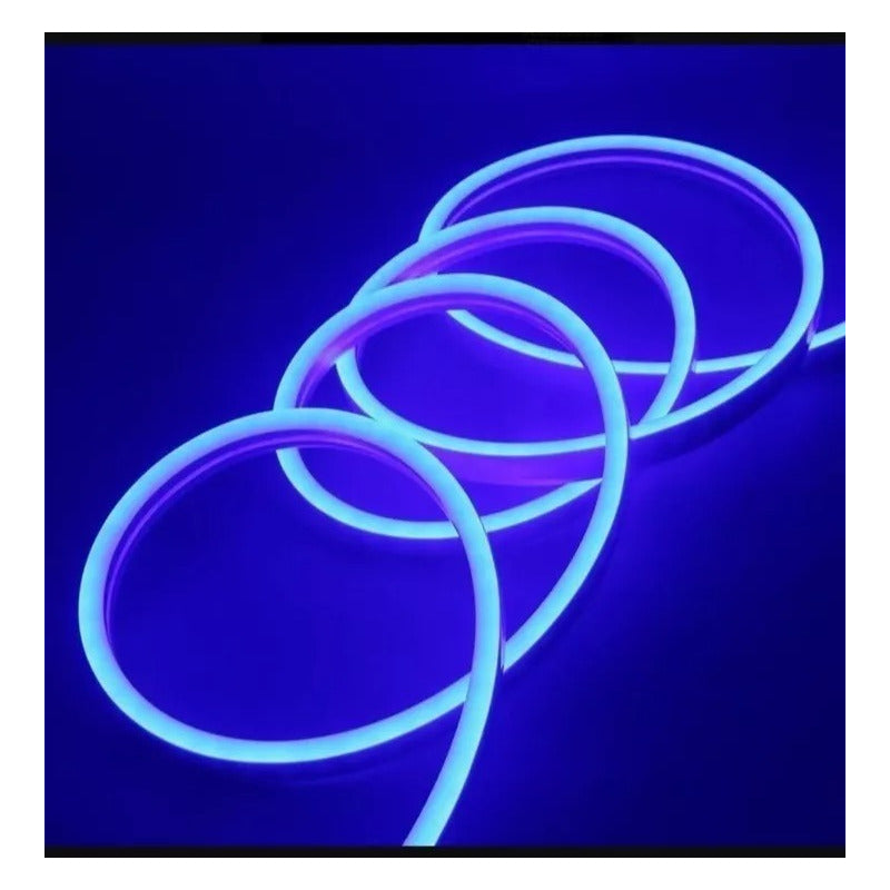 Cinta Led Neon Luz 5 Metros Flexibletransformador 12v