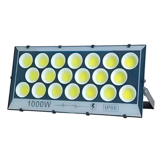 Foco Led Reflector De 1000 Watt Ip66 Exterior Impermeable Gris Oscuro