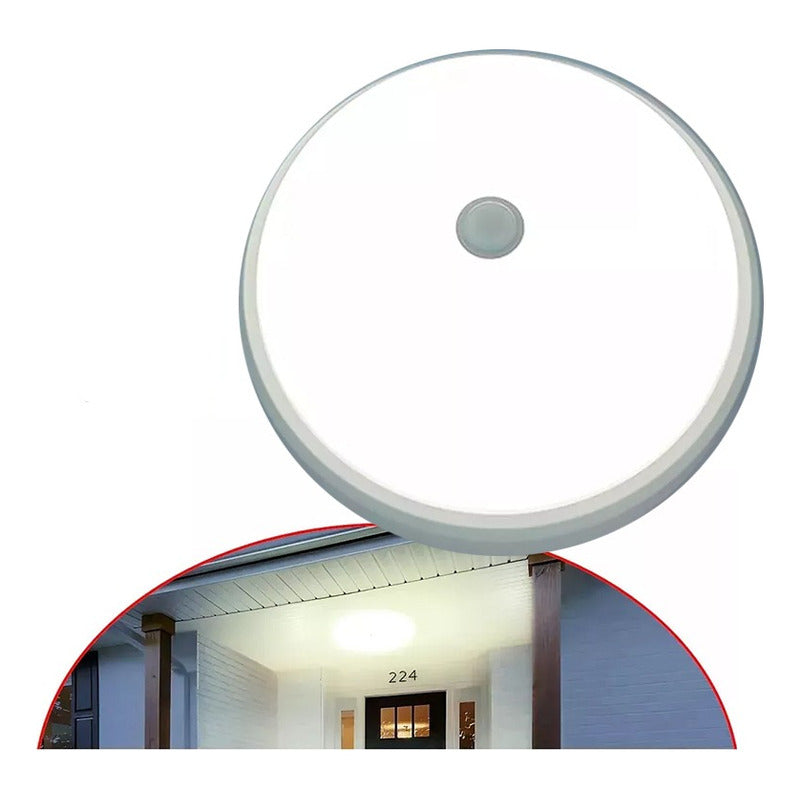 Lampara Led De Techo Con Sensor Movimiento