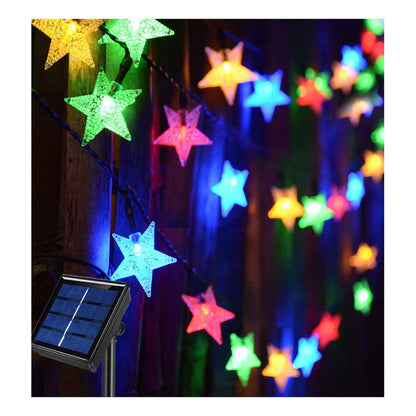 Pack X 2 Luces Solares Navidad Guirnalda  Varios Modelos