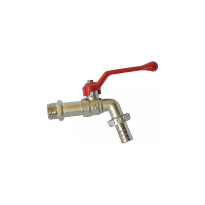 Llave De Paso Grifo Bola Jardin Metalica 1/2''