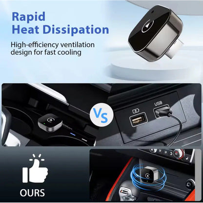 Adaptador Inalámbrico Carplay/android Automático 2 En 1 Auto
