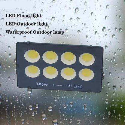 Foco 400w Resististe A La Lluvia Led Blanco Frio Con Soporte Blanco Frío