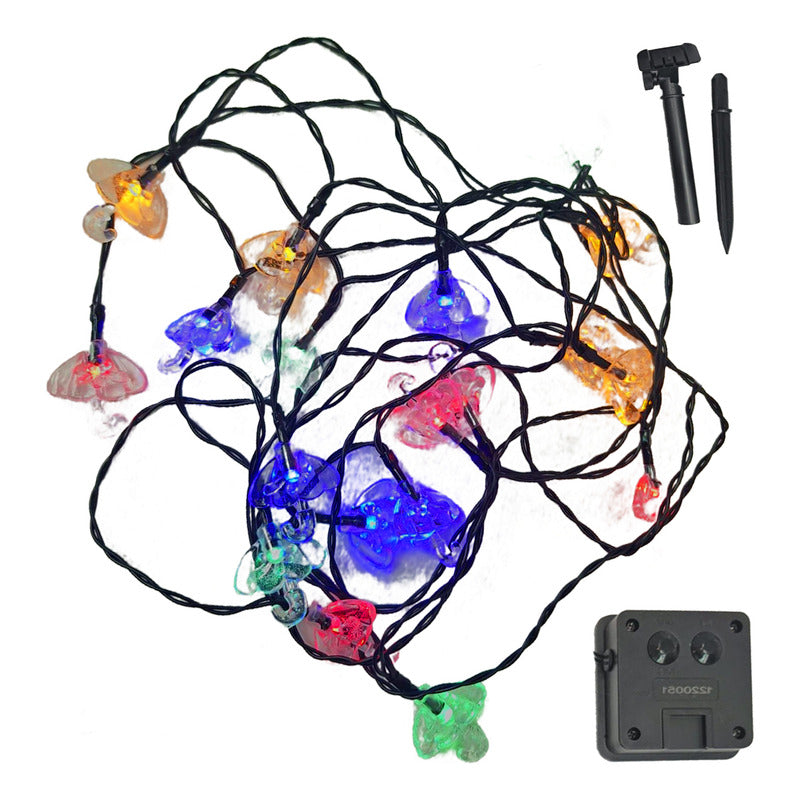 Pack X 2 Luces Solares Navidad Guirnalda  Varios Modelos