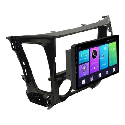 Bisel Para  Radio Adaptador Mitsubishi L200 9 Pulgadas Negro