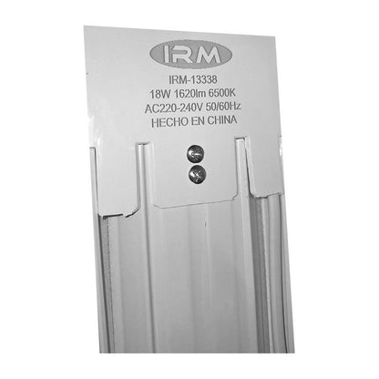 Pack X3 Tubo Luz Luz Blanca Fria 18w Foco 60cm 220v Blanco