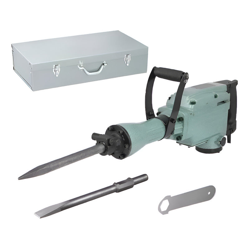 Martillo Demoledor Electrico Cincel 17.5 Kg Cango Con Maleta Agua