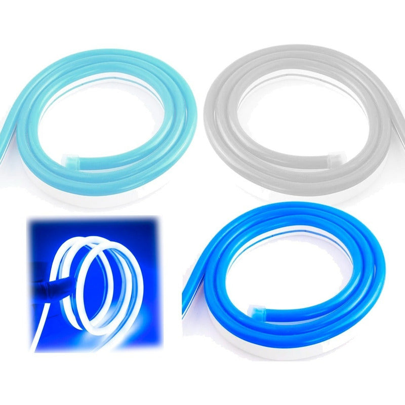 Cinta Led Neon Luz 5 Metros Flexibletransformador 12v