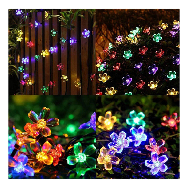 Pack X 2 Luces Solares Navidad Guirnalda  Varios Modelos