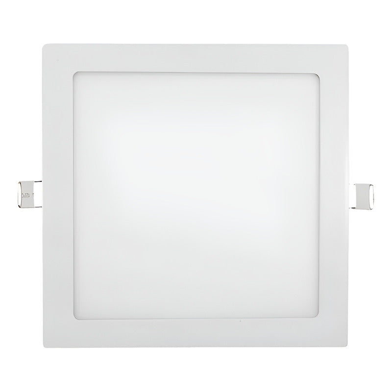 Foco Panel Led 24w Plafón Empotrado Techo Cuadrado 30x30 Cm Blanco Neutro 4000k