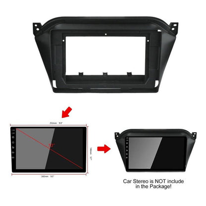 Bisel Adaptador Radio Jac Refine S2 2015 A 2018 Radio 9 Pul Negro