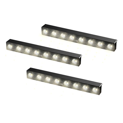 Pack X3 Aplique Solar Pared Lampara Inducción Led Exterior Frío/calido