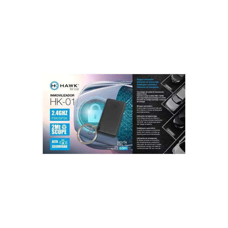 Inmovilizador De Auto Corta Corriente - Hawk Hk-01