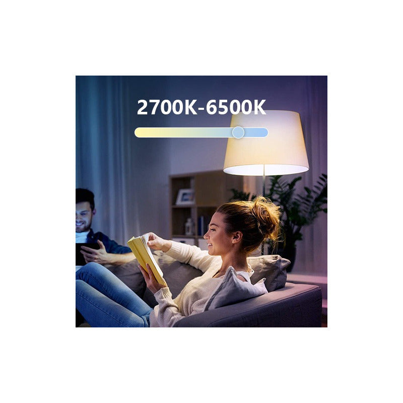 Ampolleta Inteligente Led Wifi Bluetooth App Rgb 10w 1pcs Rgb