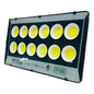 Foco Led De Lupa Reflector 600w Exterior Estadio Impermeable Gris Oscuro Fría