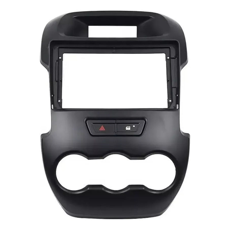 Adaptador Bisel Radio 9pul  Radio Ford Ranger 2011-18 Gris Oscuro