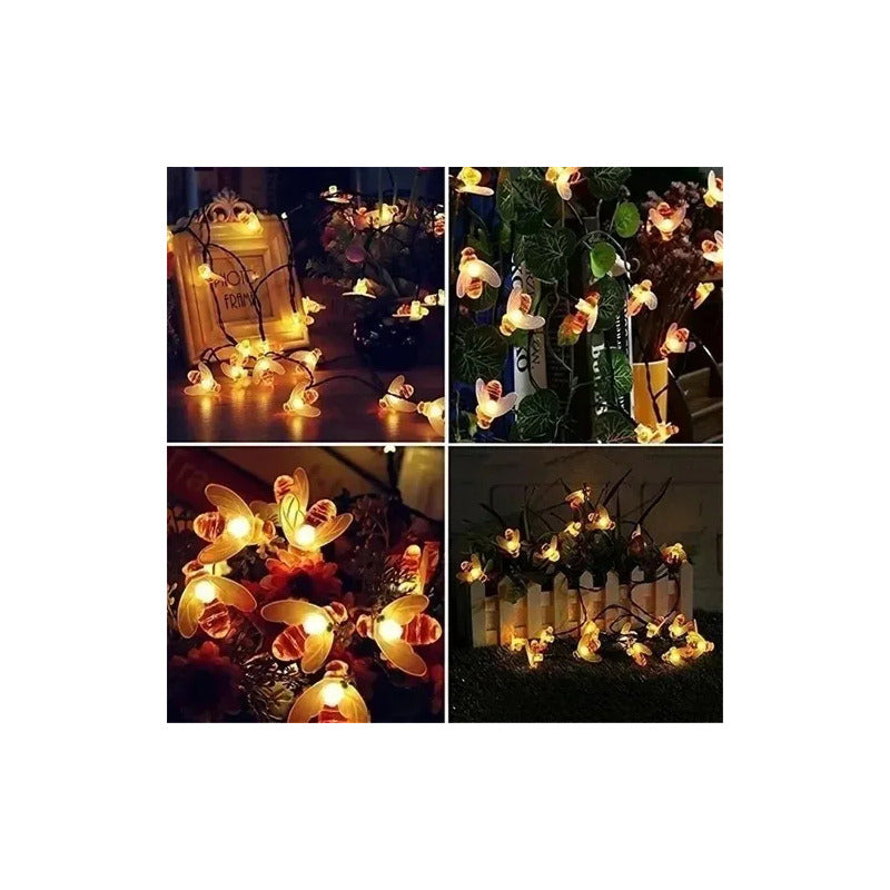 Pack X 2 Luces Solares Navidad Guirnalda  Varios Modelos