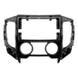 Bisel Para  Radio Adaptador Mitsubishi L200 9 Pulgadas Negro