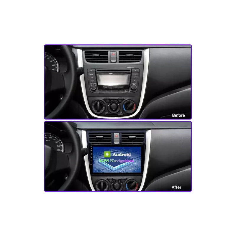 Bisel Para Radio 9pul Adaptador Suzuki Celerio 2015-2021 Negro