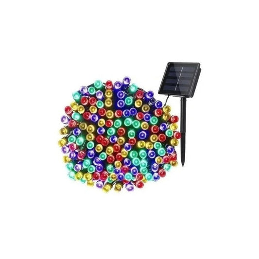 Pack 3 Luces Solares Navidad Guirnalda 10 Metros 100 Led