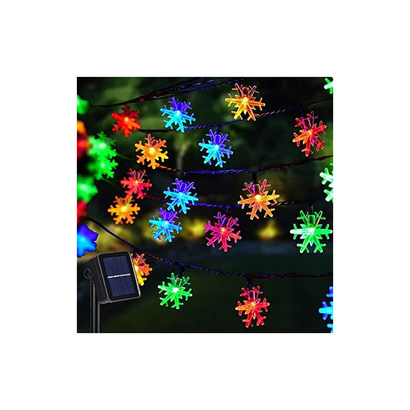 Pack X 2 Luces Solares Navidad Guirnalda  Varios Modelos
