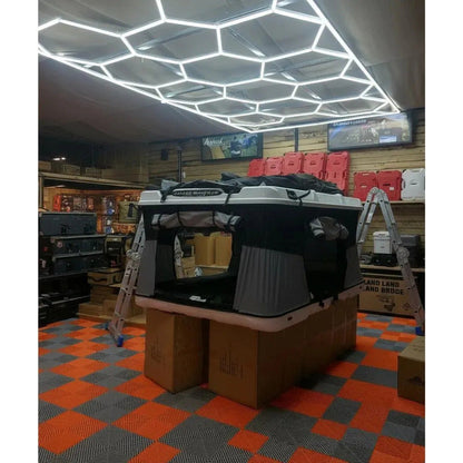 Luz Led Rectangular 14 Hexagonos 4.8x2.4mt 6500k 720w 220v