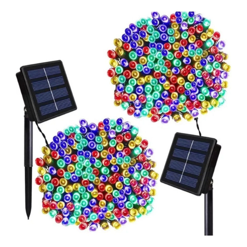 Árbol Navidad Con Base + 6 Luces Led Multicolor, Fria,calida