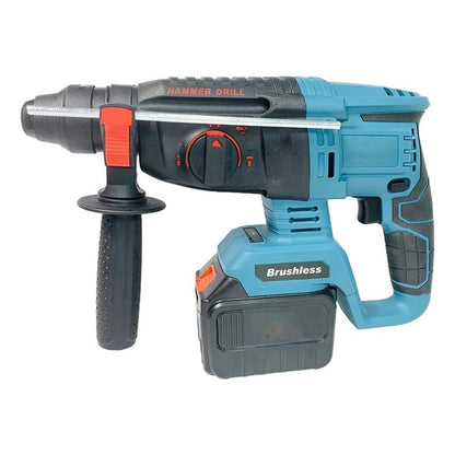 Kit De Herramientas Eléctricas Combinadas Inalámbricas 4 Pcs Color Azul